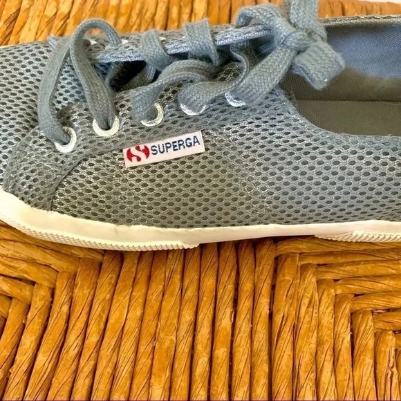 Superga Shoes 2750 Metallic Grey Silver Cotu Classic Sneakers 6.5 - Picture 7 of 13